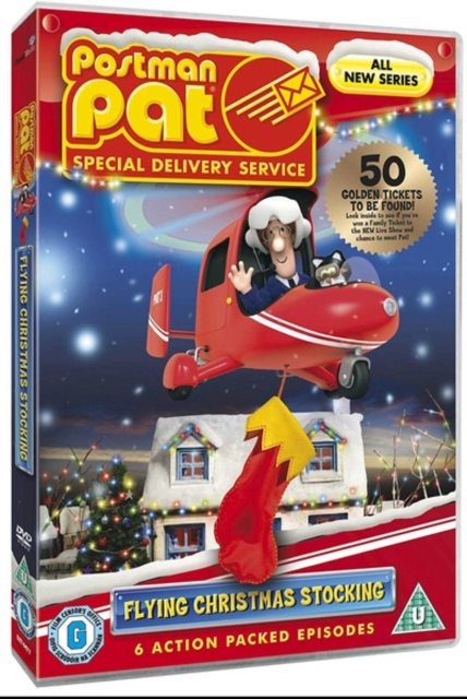 POSTMAN PAT SPECIAL DELIVERY SERVICE FLYING CHRISTMAS STOCKING DVD