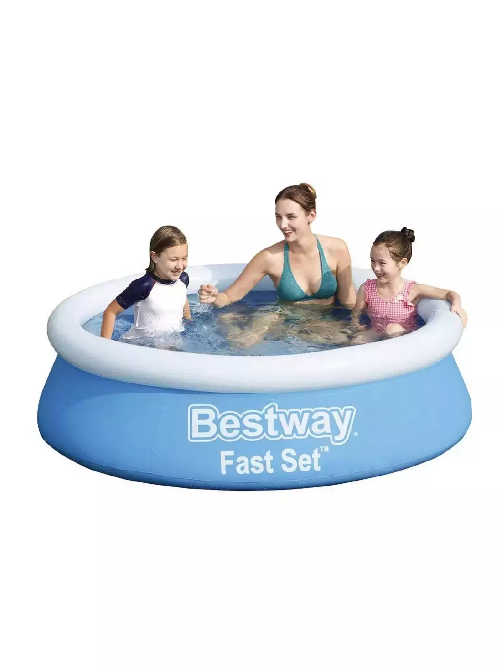 Какой бассейн лучше bestway или intex. Надувной бассейн Bestway 57392. Бассейн семейный Bestway с надувным бортом синий 183 х 51 см 940 л.