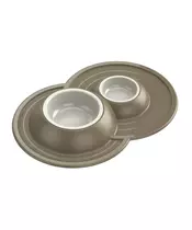 ANTI-DIRT SOFT HOLDER WITH 2 BOWLS