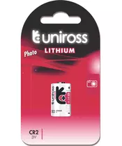 Uniross CR2 Photo Lithium Battery