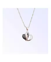 Silver Pendant "Black Hearts" (S925)