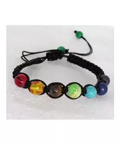 "7 Chakras -3" Natural Stones Handmade Men's Bracelet