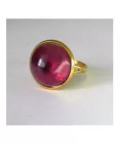 "Pink Sphere" Resin Art Ring