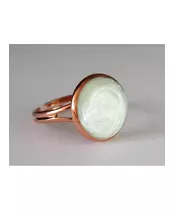 "Simply White" Ring