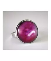 "Simply Pink" Resin Art Ring