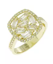 14K CUBIC ZIRCON RING