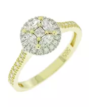 14K CUBIC ZIRCON RING