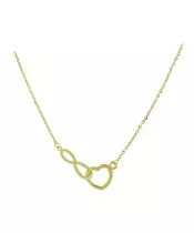 9K INFINITY LOVE NECKLACE