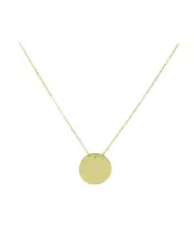 14K PLAIN NRCKLACE