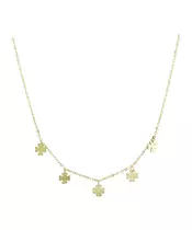 14K CROSS NECKLACE