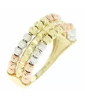 14K MULTI COLOUR RING