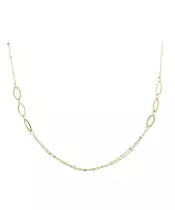 14k double tone necklace