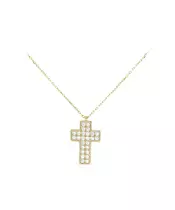 14K CROSS NECKLACE