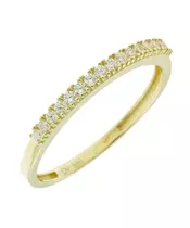 14K GOLD HALF ETERNITY RING