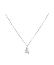 14K GOLD CUBIC ZIRCON NECKLACE