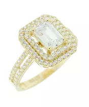 14K CUBIC ZIRCON RING