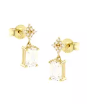 14K CZ EARRINGS