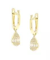 14K CZ EARRINGS