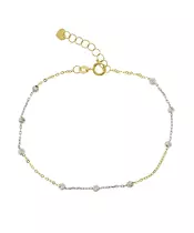 14K GOLD 2 TONE BRACELET