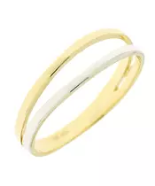 14k double tone ring