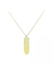 14K GOLD BAR NECKLACE