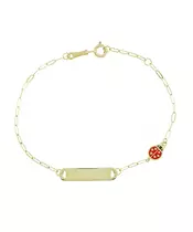 14K GOLD ID BRACELET