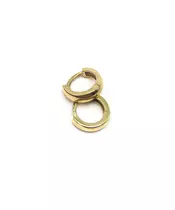 9K GOLD HOOPS EARRING