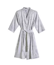Blanc Des Vosges: Shiraz Jacquard Sateen Kimono Size M