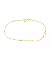 14K GOLD MAMA PLAIN BRACELET