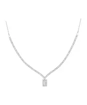 14K WHITE GOLD NECKLACE