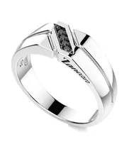 Zancan silver chevalier ring.