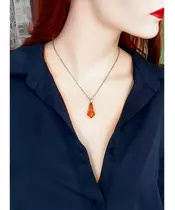 Orange Agate Pendant