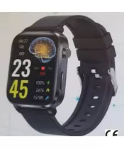 Therapy Smart Watch Έξυπνο Ρολόι F100 Μαύρο/Κόκκινο με Δεκάδες Λειτουργίες