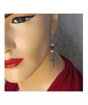 Long Earrings "Cross"