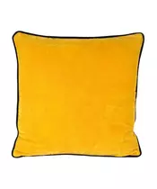 G & C Interiors: Velvet Cushion Yellow