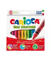 Carioca Κηρομπογιές Wax Crayons Σετ 12 Τεμαχίων