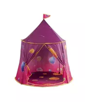 Παιδική Σκηνή Castle Hut 120 x 116 cm Χρώματος Ροζ Bakaji 8054143007879