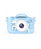 Παιδική Ψηφιακή Φωτογραφική Μηχανή Μονόκερος 20MP X5 Χρώματος Μπλε SPM 5908222224738