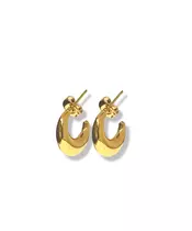 Hoops - Stainless Steel Gold Plated