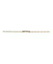 Bracelet pearls & figaro chain - Silver 925 Gold Plated