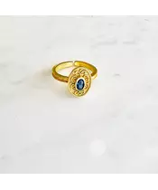 Byzantine Ring - Silver 925 Gold Plated