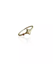 9ct Gold Ring with zircons