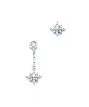 Mini North Star Earrings - Silver 925