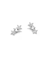 Mini Stars Earrings - Silver 925