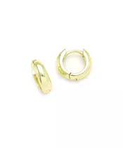 Hoops bulky - Silver 925 Gold Plated