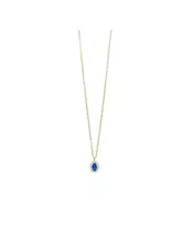 Necklace Blue Diana Petite - Silver 925