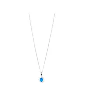 Necklace Diana with Blue Opal - Silver 925 (Copy)