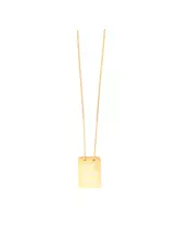 Necklace: Your Tag - Silver 925 Gold Plated