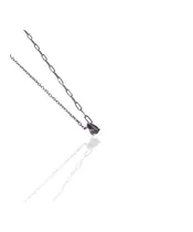 Necklace Purple Drop - Silver 925