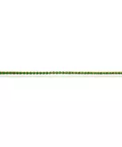 Tennis bracelet green - Silver 925 Gold Plated